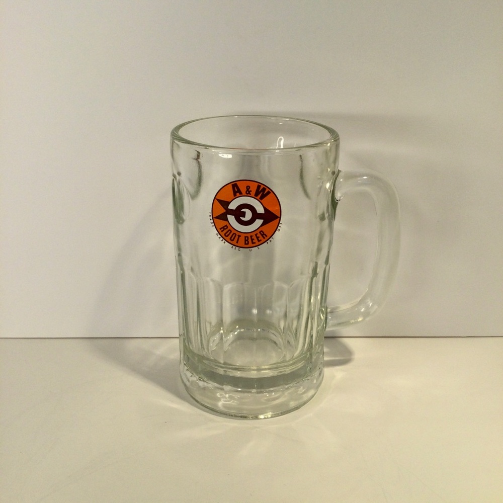 Vintage A&W Root Beer Mug - Bullseye Logo Advertising Premium 12 Ounce Mug